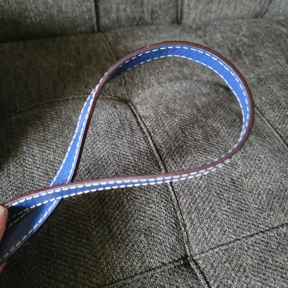 Kate Spade Alessa Wellesley Blue Leather Satchel - Picture 7 of 15